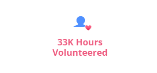 33K Hours Volunteered
