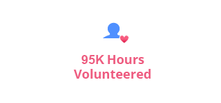 95 Hours Volunteered