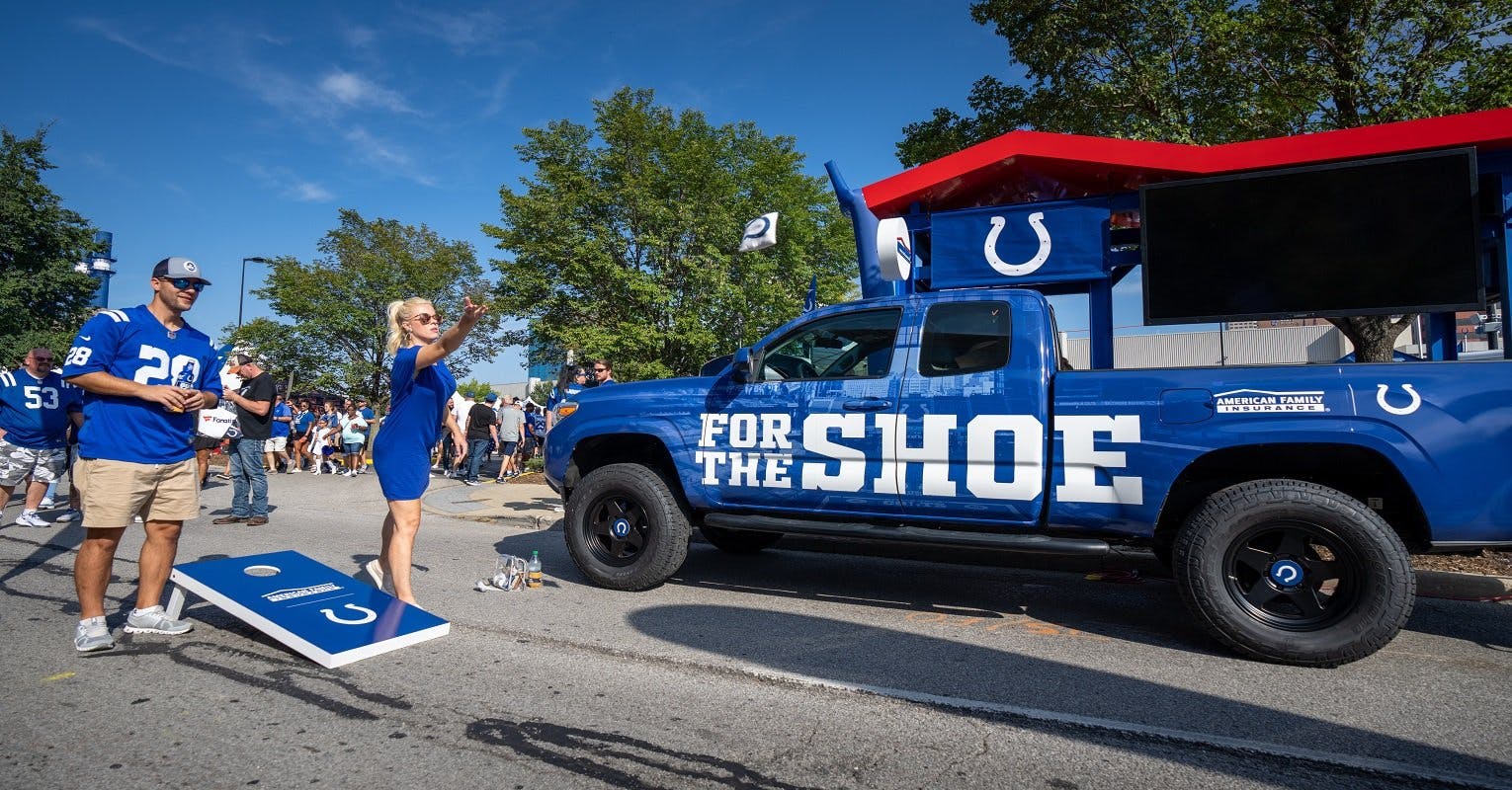 Colts Touchdown Town Giveaway tailgate